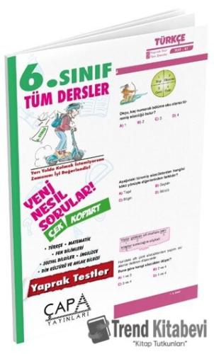 6. Sınıf Tüm Dersler Yaprak Test, Kolektif, Çapa Yayınları, Fiyatı, Yo