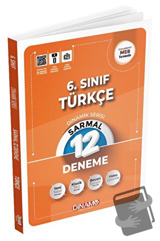 6. Sınıf Türkçe 12'li Sarmal Deneme, Kolektif, Dinamo Yayınları, Fiyat