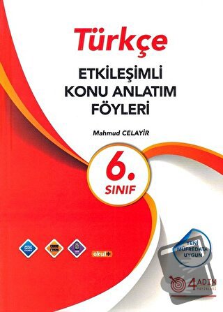 6. Sınıf Türkçe Etkileşimli Konu Anlatım Föyleri - Mahmut Celayir - 4 