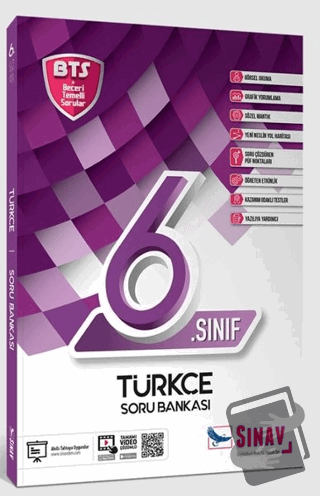 6. Sınıf Türkçe Soru Bankası - Kolektif - Sınav Yayınları - Fiyatı - Y