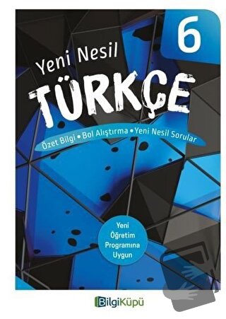 6. Sınıf Yeni Nesil Türkçe - Kolektif - Bilgi Küpü - Fiyatı - Yorumlar