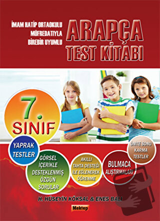 7. Sınıf Arapça Test Kitabı - Enes Balı - Mektep Yayınları - Fiyatı - 