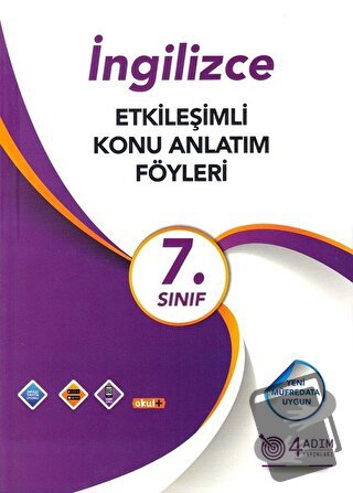 7. Sınıf İngilizce Etkileşimli Konu Anlatım Föyleri - Özlem Özay - 4 A