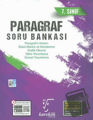 7. Sınıf Paragraf Soru Bankası - Kolektif - Karekök Yayıncılık - Fiyat