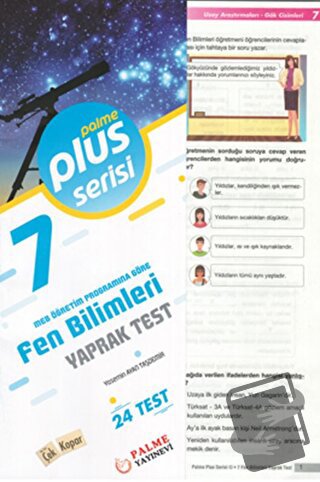 7. Sınıf Plus Serisi Fen Bilimleri Yaprak Test - Yasemin Ayan Taşdemir