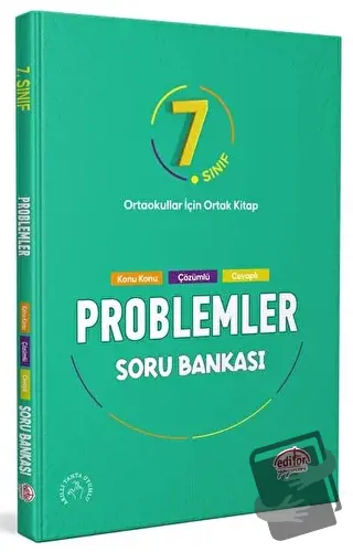 7. Sınıf Problemler Soru Bankası - Kolektif - Editör Yayınevi - Fiyatı