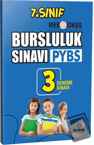 7. Sınıf PYBS Bursluluk Sınavı 3 Deneme - Kolektif - Kurul Yayıncılık 