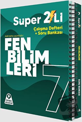 7. Sınıf Süper İkili Fen Bilimleri Seti - Kolektif - Örnek Akademi - F