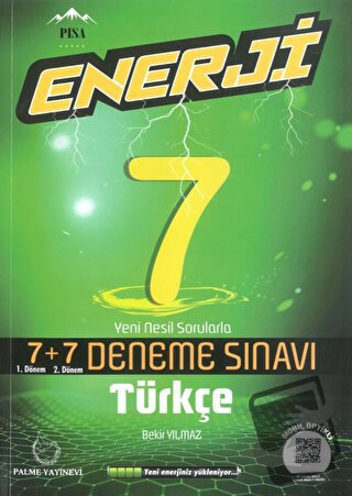 7. Sınıf Türkçe Enerji 7 + 7 Deneme - Bekir Yılmaz - Palme Yayıncılık 