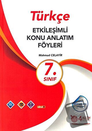 7. Sınıf Türkçe Etkileşimli Konu Anlatım Föyleri - Mahmut Celayir - 4 