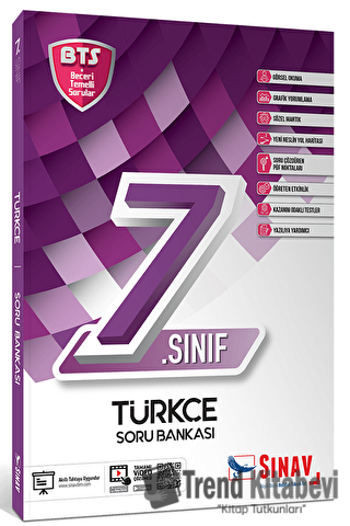 7. Sınıf Türkçe Soru Bankası, Kolektif, Sınav Yayınları, Fiyatı, Yorum