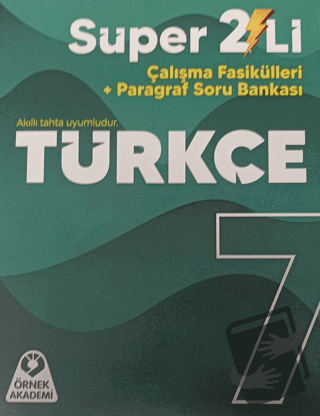 7. Sınıf Türkçe Süper 2'li Çalışma Fasikülleri + Paragraf Soru Bankası