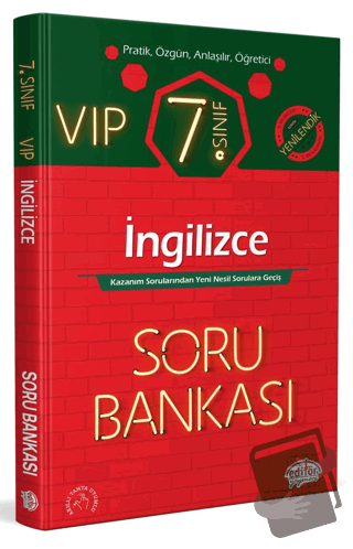 7. Sınıf VIP İngilizce Soru Bankası - Kolektif - Editör Yayınevi - Fiy