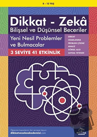 8-12 Yaş Dikkat - Zeka Bilişsel ve Düşünsel Beceriler - Yeni Nesil Pro