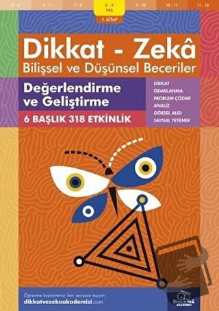 8-9 Yaş Dikkat - Zeka Bilişsel ve Düşünsel Beceriler 1.Kitap - Değerle