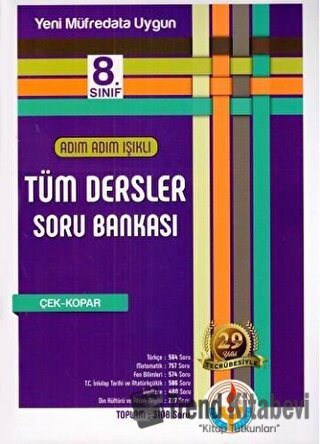 8. Sınıf Adım Adım Işıklı Tüm Dersler Soru Bankası, Kolektif, Bilal Iş