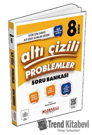 8. Sınıf Altı Çizili Problemler Soru Bankası, Kolektif, Dinamo Yayınla