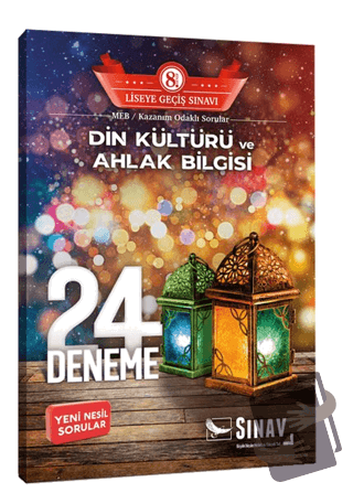 8. Sınıf Din Kültürü ve Ahlak Bilgisi 24 Deneme - Kolektif - Sınav Yay