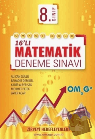 8.Sınıf Gold Matematik Deneme Sınavı - Kolektif - Omega - Fiyatı - Yor