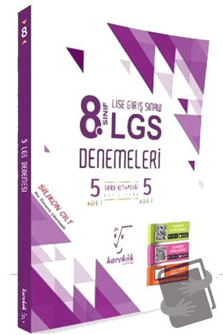 8. Sınıf LGS 5 Denemeleri - Kolektif - Karekök Yayıncılık - Fiyatı - Y