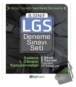 8. Sınıf LGS Deneme Sınavı Seti - Kolektif - Bilgi Küpü - Fiyatı - Yor