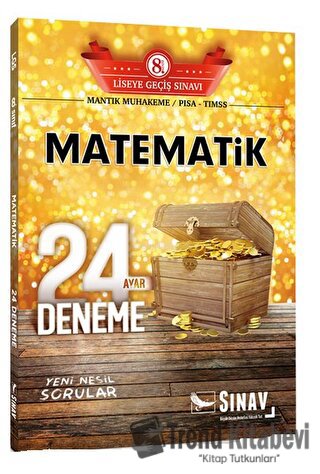 8. Sınıf LGS Matematik 24 Ayar Deneme, Kolektif, Sınav Yayınları, Fiya