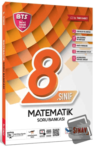 8. Sınıf LGS Matematik Soru Bankası - Kolektif - Sınav Yayınları - Fiy