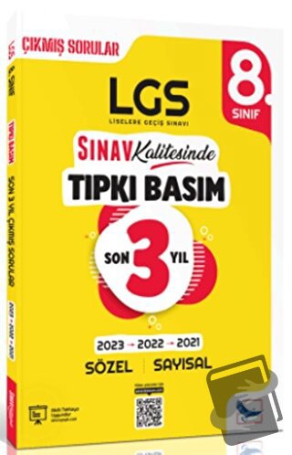 8. Sınıf LGS Son 3 Yıl Tıpkı Basım Çıkmış Sorular ve Çözümleri, Kolekt