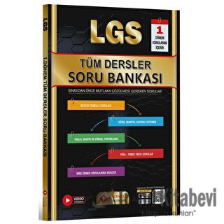 8. Sınıf LGS Tüm Dersler Soru Bankası 1.Dönem Sonuç Yayınları, Kolekti