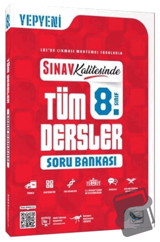 8. Sınıf LGS Tüm Dersler Soru Bankası - Kolektif - Sınav Yayınları - F