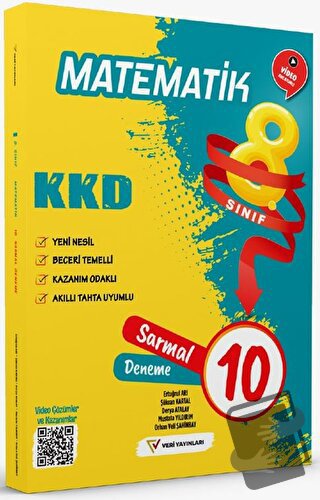 8. Sınıf Matematik 10 Sarmal Deneme - Kolektif - Veri Yayınları - Fiya