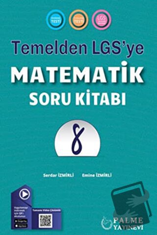 8. Sınıf Üç Adımda Matematik Soru Kitabı - Serdar İzmirli - Palme Yayı