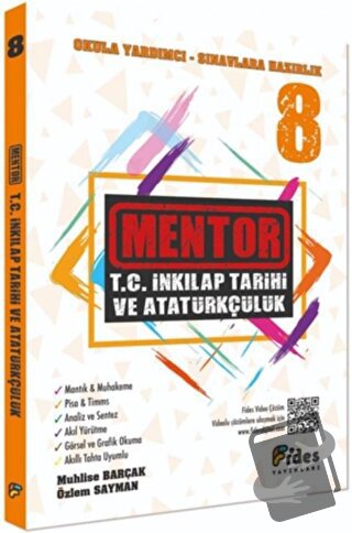 8. Sınıf Mentor T.C. İnkilap Tarihi ve Atatürkçülük Soru Bankası - Muh