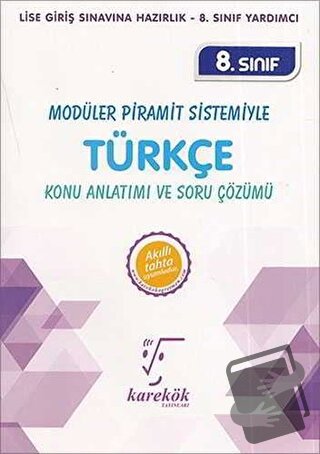 8. Sınıf Modüler Piramit Sistemiyle Türkçe Konu Anlatımı ve Soru Çözüm