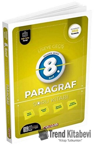 8. Sınıf Paragraf Soru Bankası, Kolektif, Dinamo Yayınları, Fiyatı, Yo