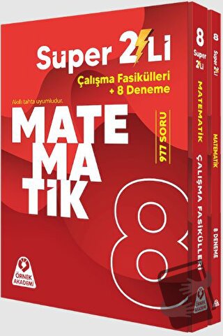 8. Sınıf Süper İkili Matematik Seti - Kolektif - Örnek Akademi - Fiyat