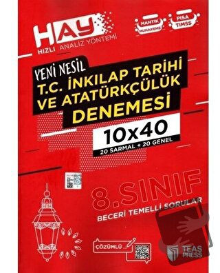 8. Sınıf T.C. İnkılap Tarihi ve Atatürkçülük HAY Branş Deneme - Kolekt