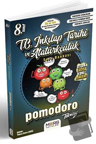 8. Sınıf T.C. İnkılap Tarihi ve Atatürkçülük Pomodoro Soru Bankası - K