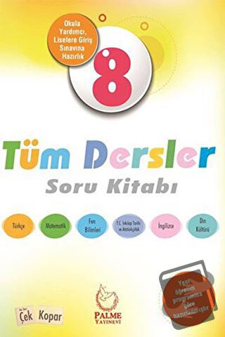 8. Sınıf Tüm Dersler Soru Kitabı - Kolektif - Palme Yayıncılık - Fiyat