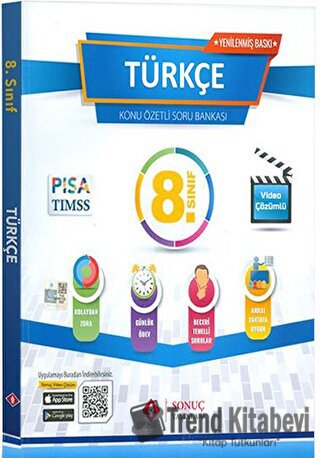 8. Sınıf Türkçe Konu Özetli Soru Bankası, Kolektif, Sonuç Yayınları - 