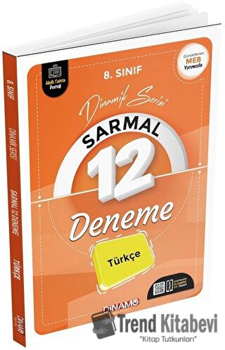 8. Sınıf Türkçe Sarmal 12 Deneme, Kolektif, Dinamo Yayınları, Fiyatı, 