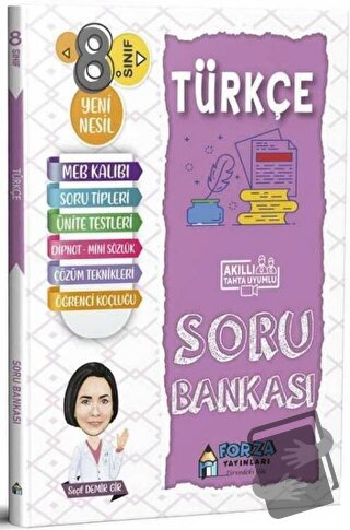 8. Sınıf Türkçe Soru Bankası - Seçil Demir Gir - Forza Yayınları - Fiy