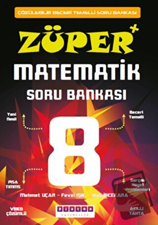 8. Sınıf Züper Matematik Soru Bankası - Mehmet Uçar - Platon Yayıncılı