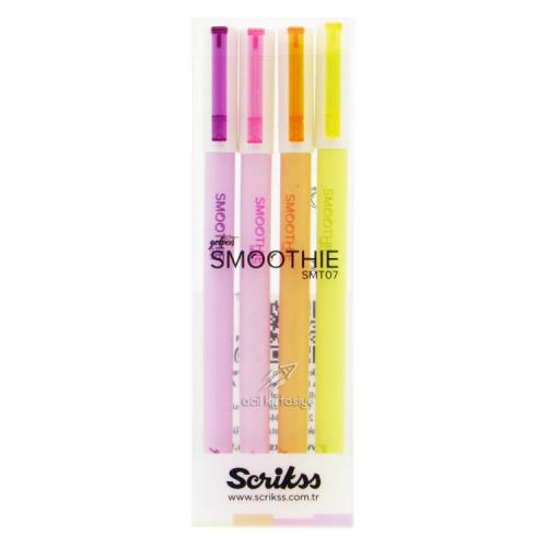 Scrikss Jel Kalem Smoothie 4 Lü Blister Set 2 - - Scrikss - Fiyatı - Y