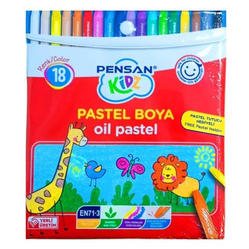 Pensan Kidz Pastel Boya Çantalı 18 Renk - - Pensan - Fiyatı - Yorumlar