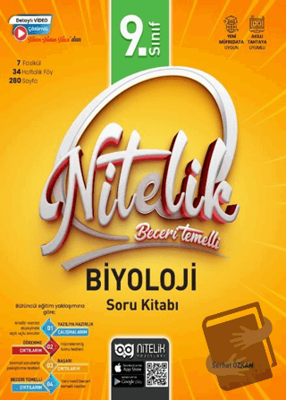 9. Sınıf Beceri Temelli Biyoloji Soru Kitabı - Serhat Özkan - Nitelik 