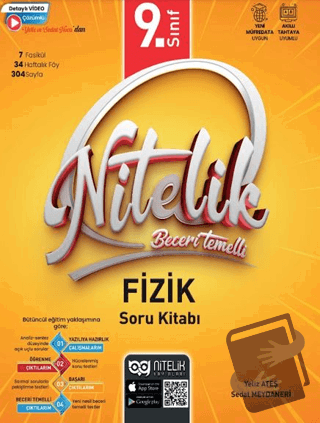 9. Sınıf Beceri Temelli Fizik Soru Kitabı - Yeliz Ateş - Nitelik Yayın