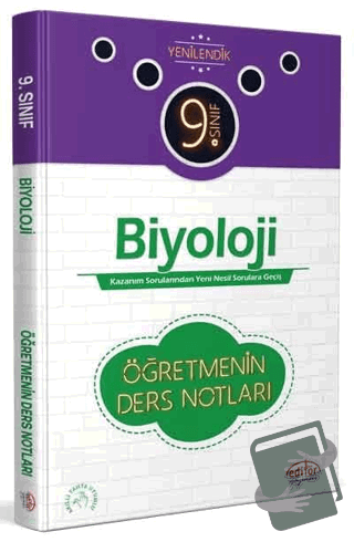 9. Sınıf Biyoloji Öğretmenin Ders Notları - Kolektif - Editör Yayınevi