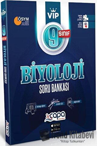 9. Sınıf Biyoloji VİP Soru Bankası, Kolektif, Çapa Yayınları, Fiyatı, 