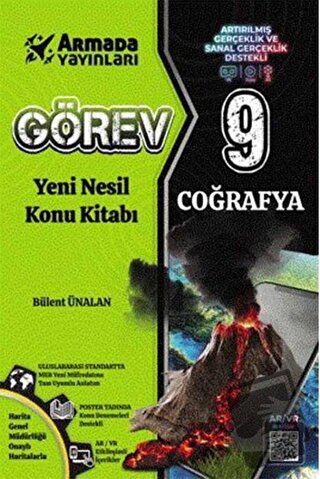 9. Sınıf Coğrafya Görev Konu Kitabı - Bülent Ünalan - Armada Yayınları